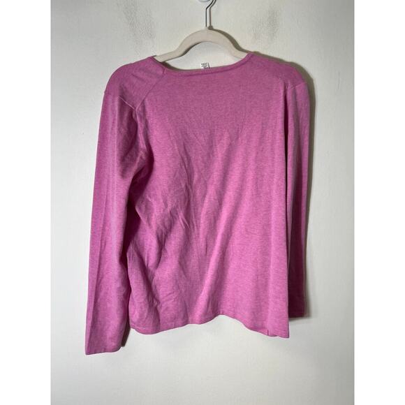Belford Pink Knit Long Sleeve Top Sz XL - Picture 2 of 3